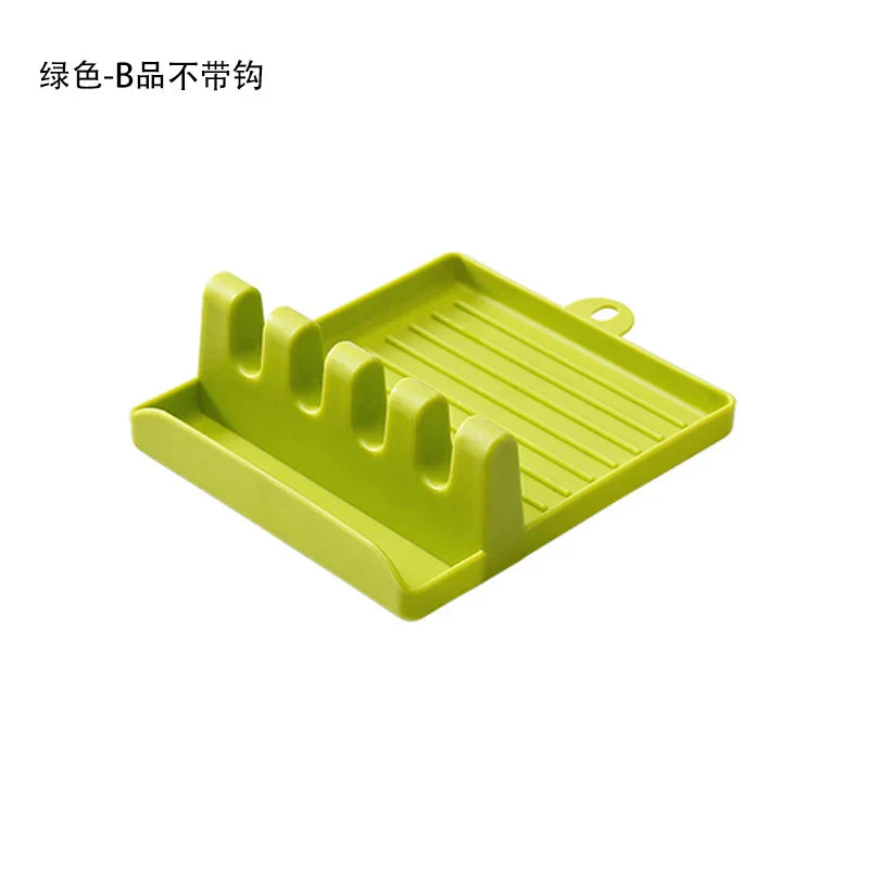 DecorBites™ Kitchen Utensil Stand Pot Lid Holder Spatula Organizer Spoon Rest