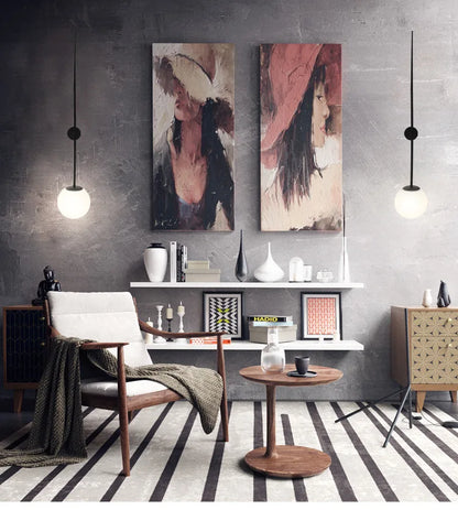 ديكوربايتس™ مصابيح حائط LED على شكل كرة زجاجية بتصميم عصري من الشمعدانات الداخلية لغرفة المعيشة وغرفة الطعام وغرفة النوم