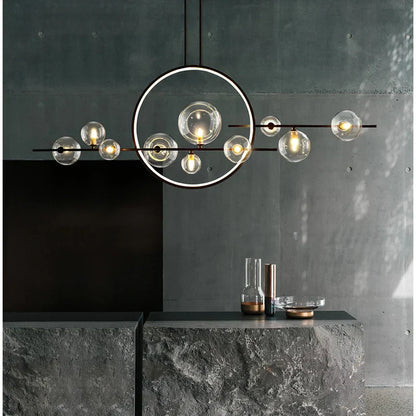 Lámpara de araña LED con bola de cristal DecorBites™ para decoración del hogar e iluminación interior