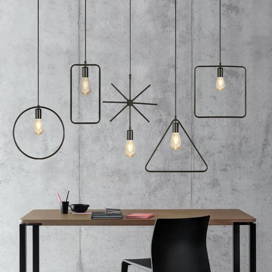 DecorBites™ Industrial Nordic Retro Pendant Lights for Home and Bar Chandelier.