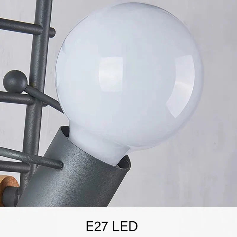 DecorBites™ Cartoon Matchstick Man Wall Lamp for Kids Room and Home Decor