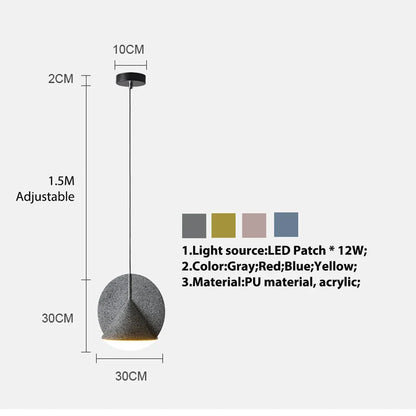 Decorbites™ Bunte LED-Deckenleuchte 12W für Wohnzimmer Küche Schlafzimmer Dekoration
