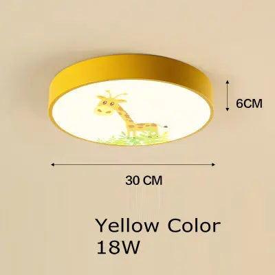 DecorBites™ Kids Cartoon Acrylic Ceiling Light with Remote Control LED Girl Children's Room Lighting
