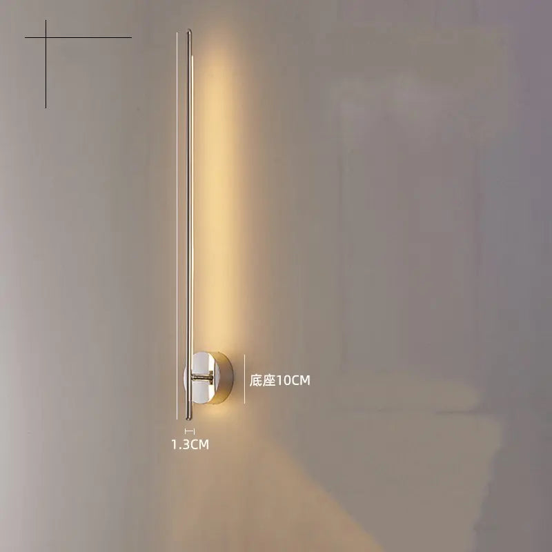 DecorBites™ Gold Geometric Wall Lamp for Living Room, Bedroom, and Hotel Aisle