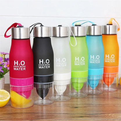 DecorBites™ 650ml Infuser Water Bottle - Refreshing Hydration on the Go