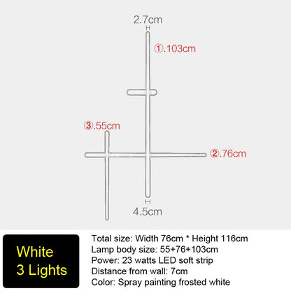 DecorBites™ LED Backlight Wall Lamp for Home Decor - Indoor Long Strip Lighting