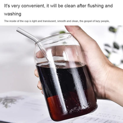 DecorBites™ Can Shape Beer Glass Cup 574ml - Borosilicate Glass Drinkware