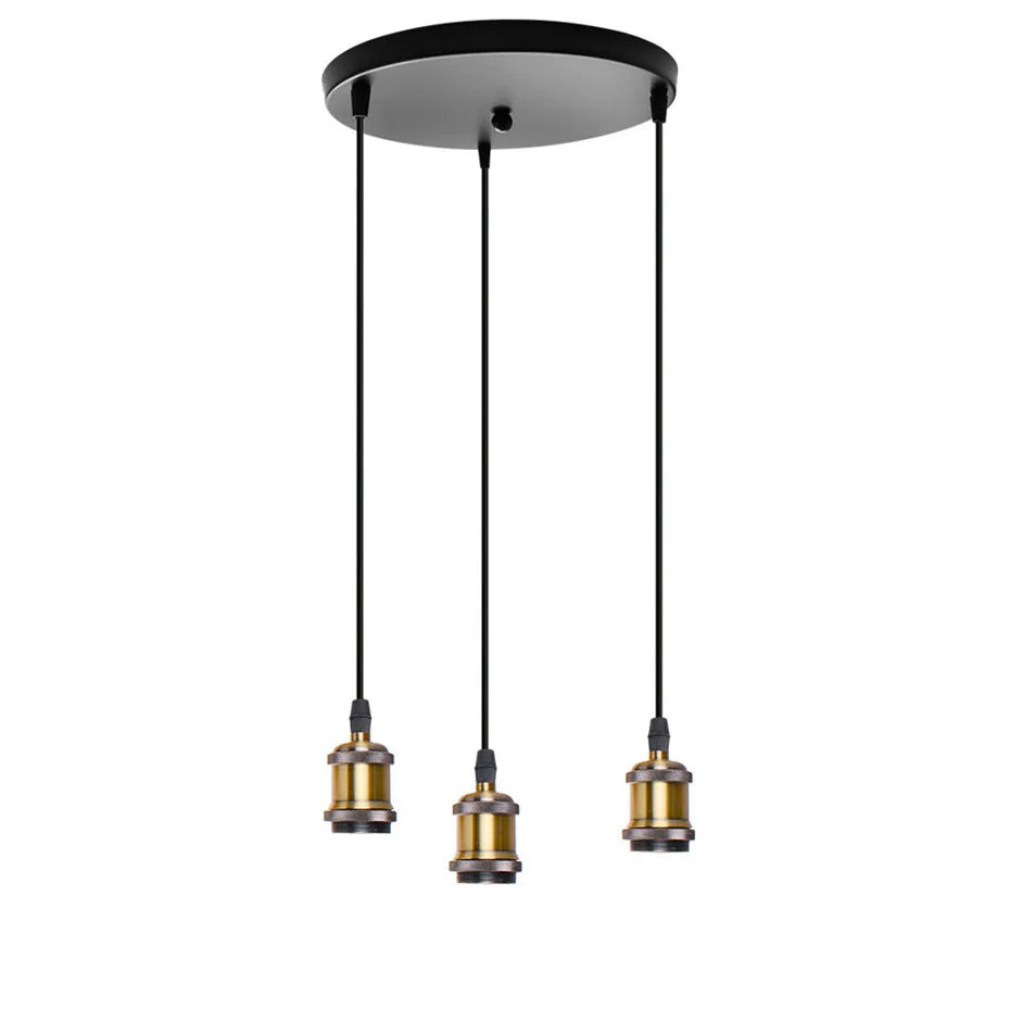 DecorBites™ Industrial Loft LED Bar Pendant Light with E27 Socket for Kitchen Dining Room