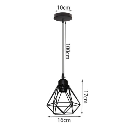 DecorBites™ Industrial Black Mini Pendant Light for Dining Room, Bar, and Clothing Store
