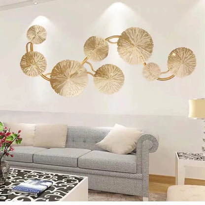 DecorBites™ Industrial Nordic Lotus Leaf Wall Sconce: Retro Loft Style for Home, Hotel, Aisle