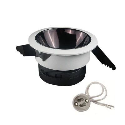 إضاءة السقف DecorBites™ القابلة للتعديل والمضادة للتوهج مع قاعدة مصباح GU10/MR16 للإضاءة الموضعية الداخلية