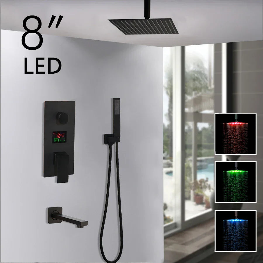 DecorBites™ Digital Display Shower Faucet Set with 3 Functions