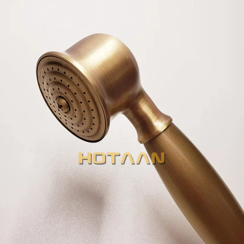 DecorBites™ Brass Antique Handheld Shower Head - Luxury Bathroom Accessory