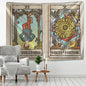 Decobites Medieval Europe Divination Tapestry Wall Hanging - Mysterious Home Decor