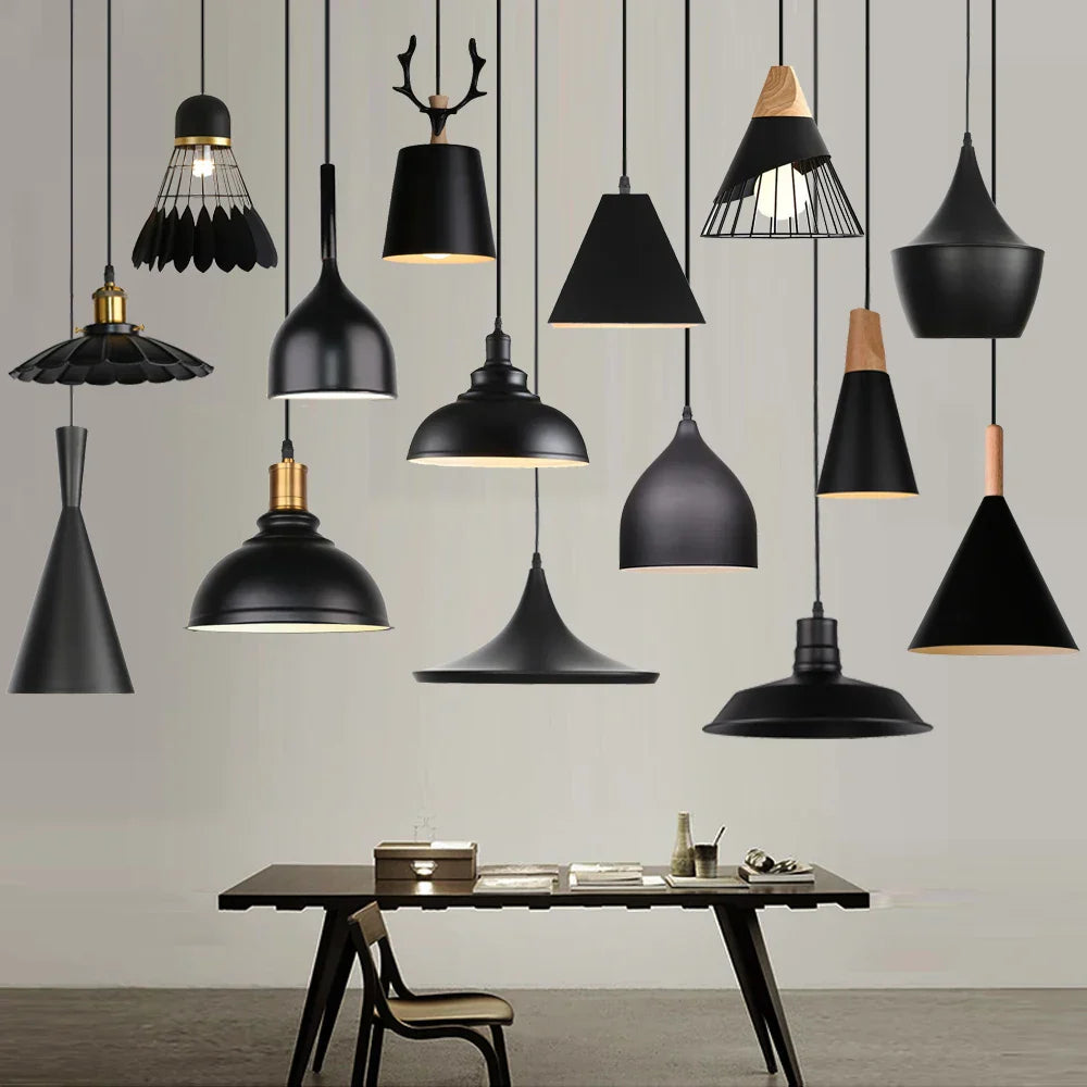 DecorBites™ Industrial Aluminium Pendant Lights Chandelier for Home Living Room Kitchen Bedroom