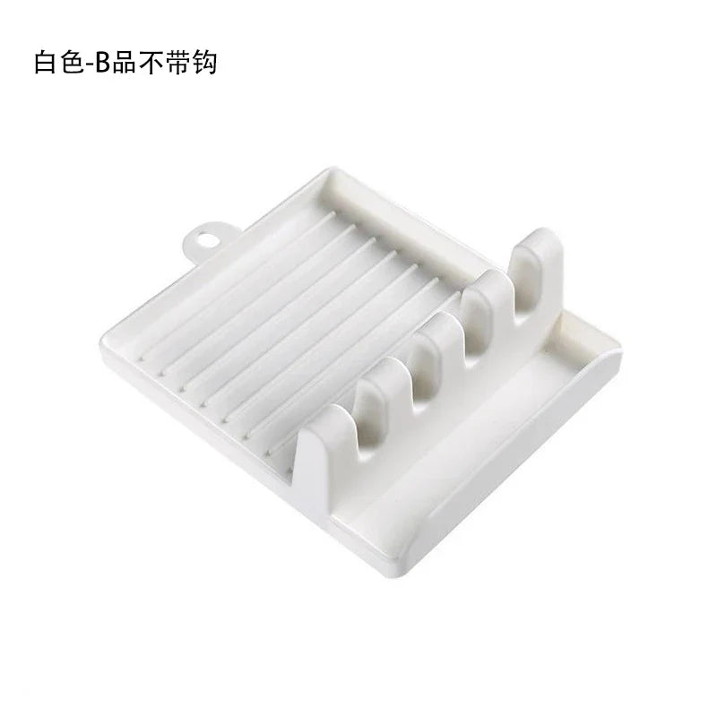 DecorBites™ Kitchen Utensil Stand Pot Lid Holder Spatula Organizer Spoon Rest