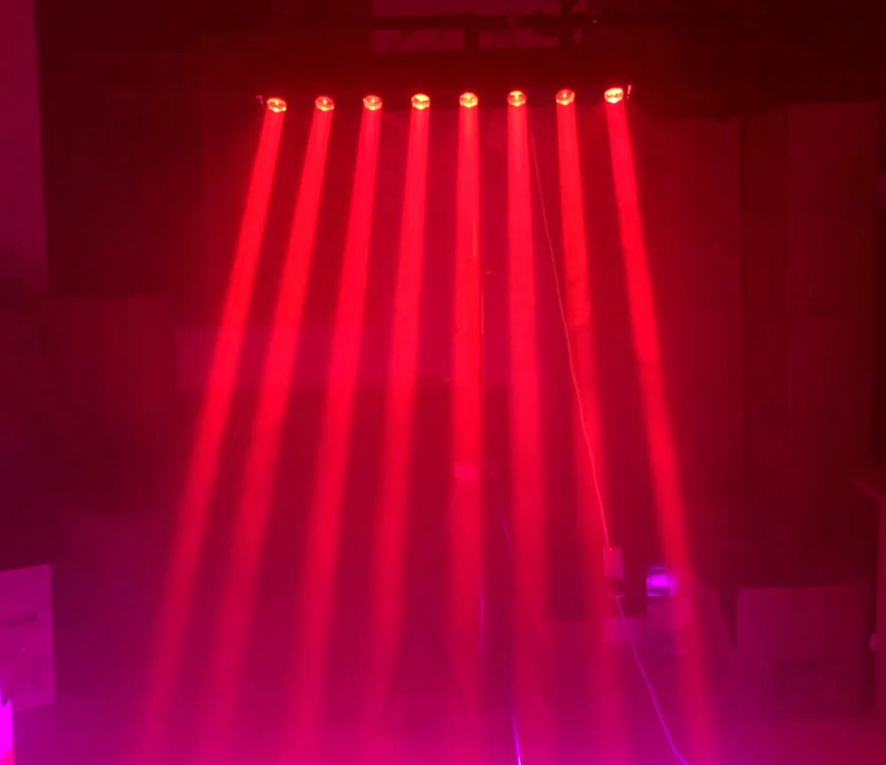 DecorBites™ 8x15w RGBW 4in1 Moving Head LED Beam Light for DJ Disco Party