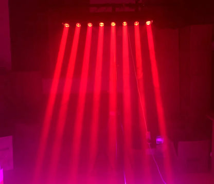 DecorBites™ 8x15w RGBW 4in1 Moving Head LED Beam Light for DJ Disco Party