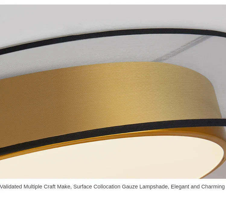 DecorBites™ LED Ceiling Light: Minimalist Nordic Round Lighting Fixture for Living Room, Bedroom, Dining Room