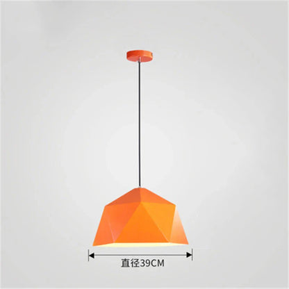 DecorBites™ Iron Diamond Pendant Lights Modern Geometry Pendent Lighting for Living Room & Cafe