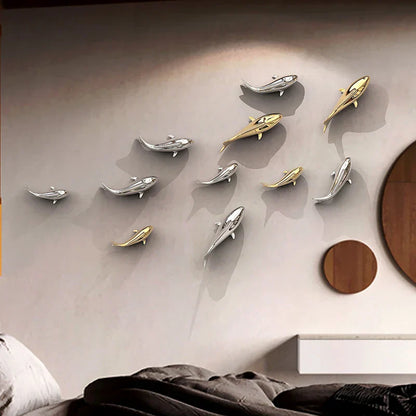 DecorBites™ Goldfish Resin Wall Hanging - Home Decor Room Aesthetic