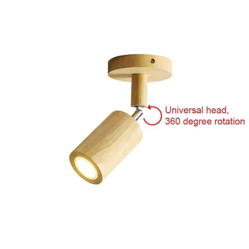 DecorBites™ مصباح سقف خشبي LED من DecorBites™ مصباح داخلي من الأكريليك للديكور المنزلي