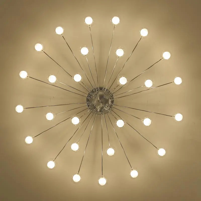 DecorBites™ LED Glass Chandelier for Modern Home Decor