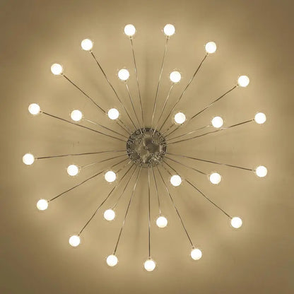 DecorBites™ LED Glass Chandelier for Modern Home Decor