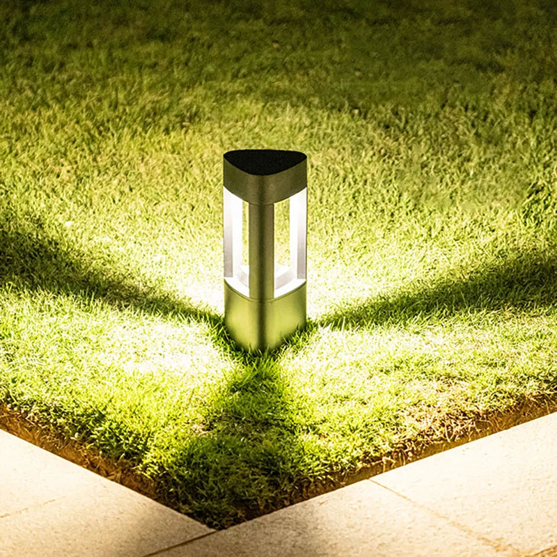 DecorBites™ LED Bollard Lawn Lamp: Stylish Waterproof Outdoor Garden Path Light