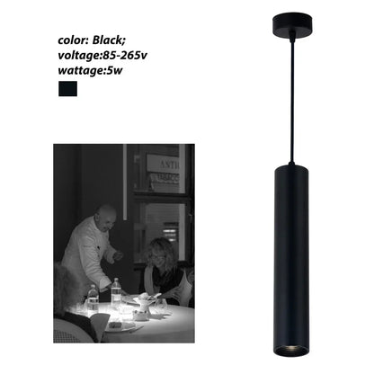 DecorBites™ LED Tube Pendant Light 5W - Kitchen Dining Shop Decor Fixture