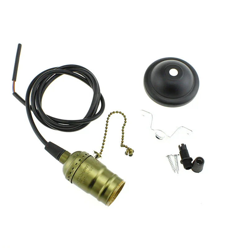 Lámpara colgante industrial Decorbites™ E27 titular de bombilla Edison 90-265V decoración de hogar estilo loft