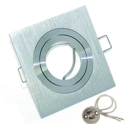 DecorBites™ Adjustable LED Ceiling Downlight Frame with GU10/MR16 Holder for Spot Lighting