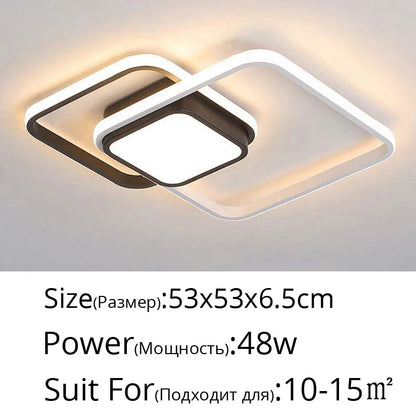 DecorBites™ LED Ceiling Light: Modern Home Lighting Fixture for Living, Dining, Bedroom