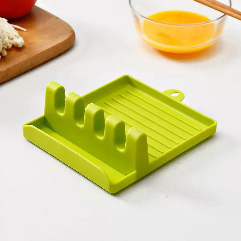 Soporte para utensilios de cocina Decorbites™ Organizador de tapas de olla Soporte para espátula Reposacucharas
