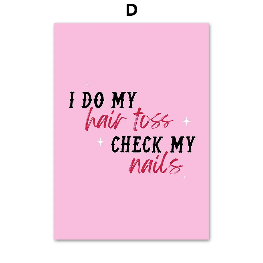 مجموعة فنون الحائط لصالون التجميل DecorBites™