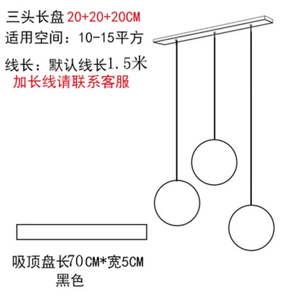 DecorBites™ Gold Glass Ball LED Pendant Light for Bedroom, Living Room - Modern Art Hanging Lamp