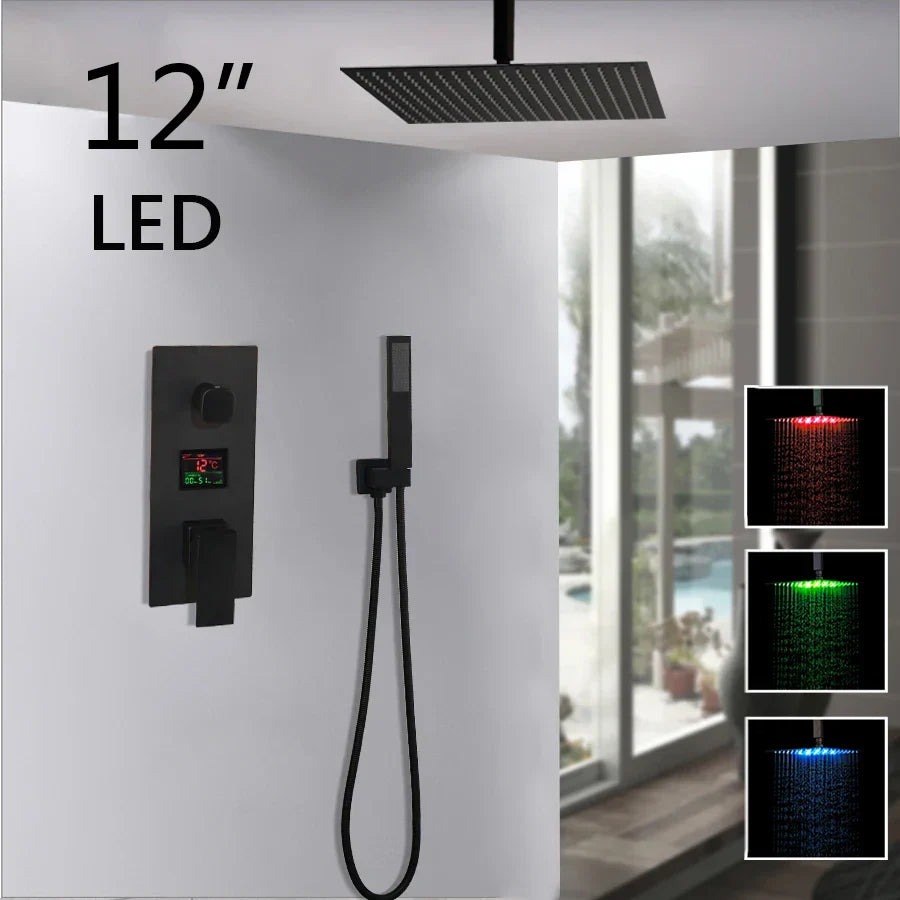 DecorBites™ Digital Display Shower Faucet Set with 3 Functions