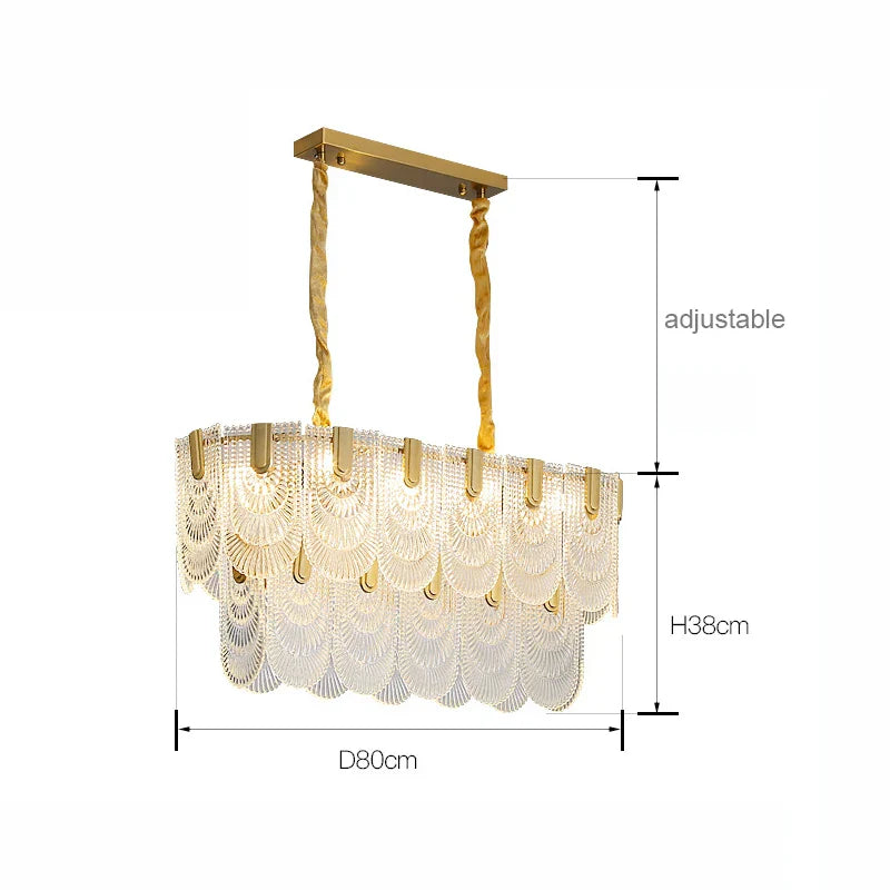 DecorBites™ Luxe Palace Ceiling Chandelier - Elegant LED Lighting for Home and Hotel
