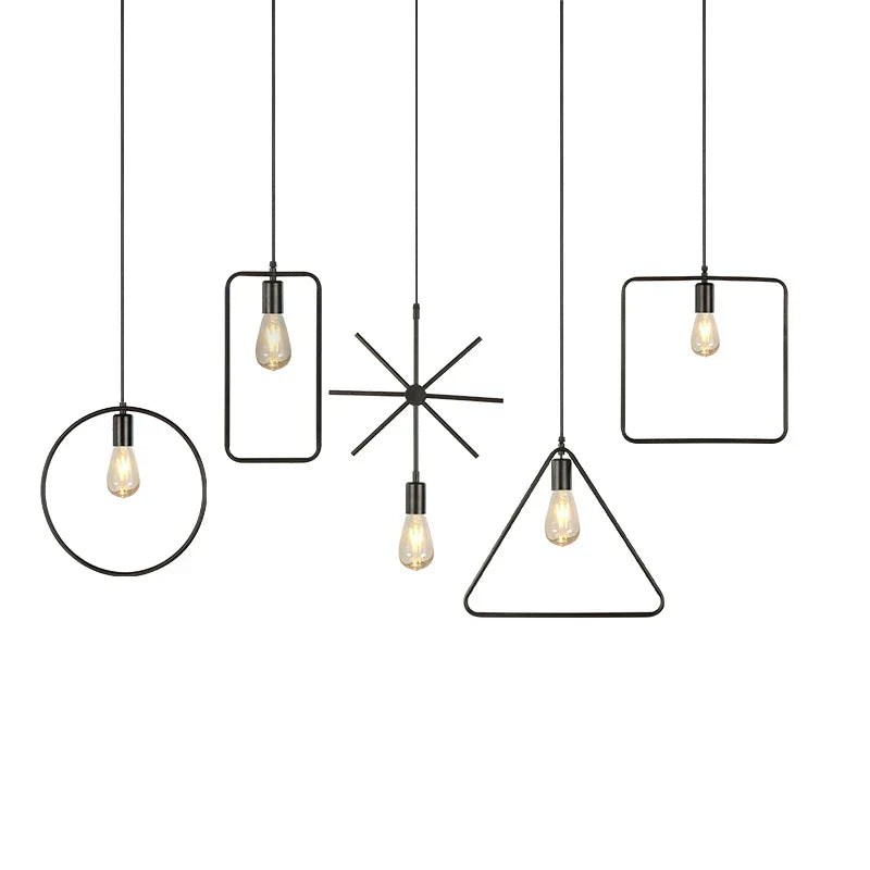 DecorBites™ Industrial Nordic Retro Pendant Lights for Home and Bar Chandelier.