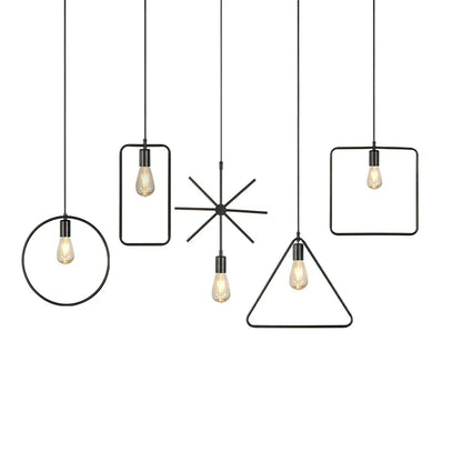 DecorBites™ Industrial Nordic Retro Pendant Lights for Home and Bar Chandelier.