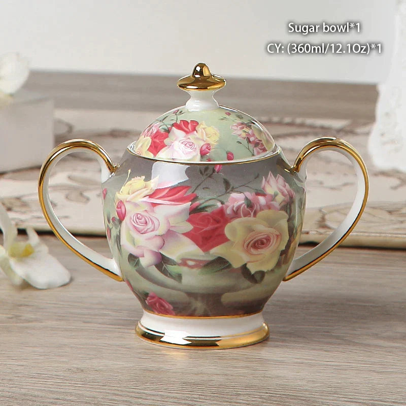 Juego de azucarero y cremera DecorBites™ de porcelana fina