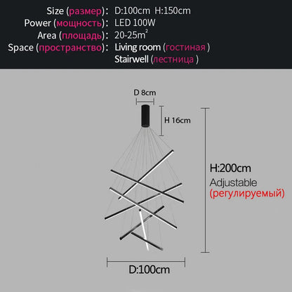 ديكور بايتس™ مصباح سقف غرفة النوم LED ديكور نورديك حديث غرفة رئيسية دافئة رومانسية
