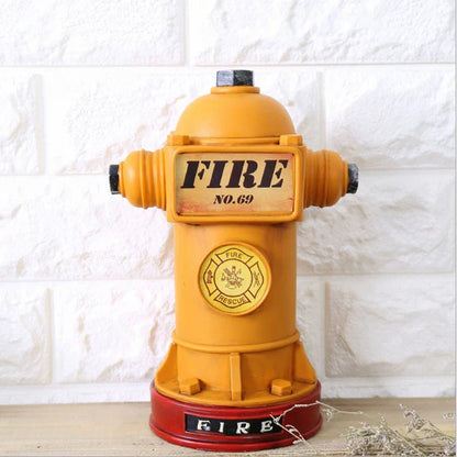 DecorBites™ Hucha con forma de hidrante y extintor de incendios de 24 cm, figura decorativa para el hogar