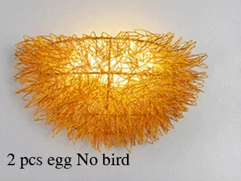 DecorBites™ Birds Nest Wall Lamp | 3D Art Light Fixture for Children Room & Living Room