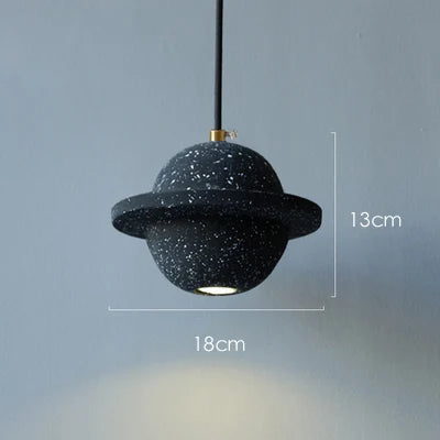 DecorBites™ Cement Planet Pendant Light for Bar and Bedside, Creative Personality Single Head Lamp
