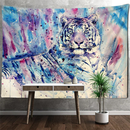 Colorful Lion Tapestry Wall Hanging Bohemian Style Hippie Decobites Home Decor