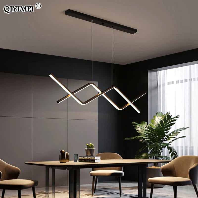 DecorBites™ LED Pendant Lights: Modern, Remote-Control, Cord Hanging, for Study, Kitchen, Living Room