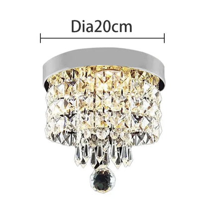 DecorBites™ Crystal Chandelier Ceiling Lamp - Entrance Kitchen Chandeliers Fixtures Home Decor