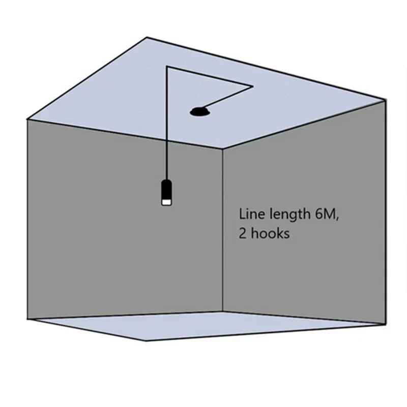 DecorBites™ Black Minimalist LED Wall Lamp for Bedroom and Living Room