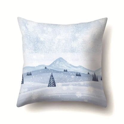 DecorBites™ Christmas Deer Snow Pillow Case